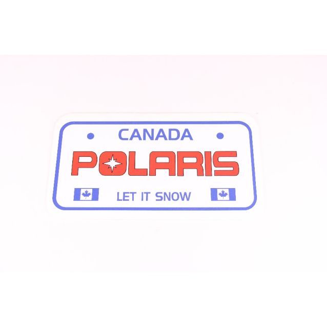 Plaque d'immatriculation Polaris de Royal Distributing