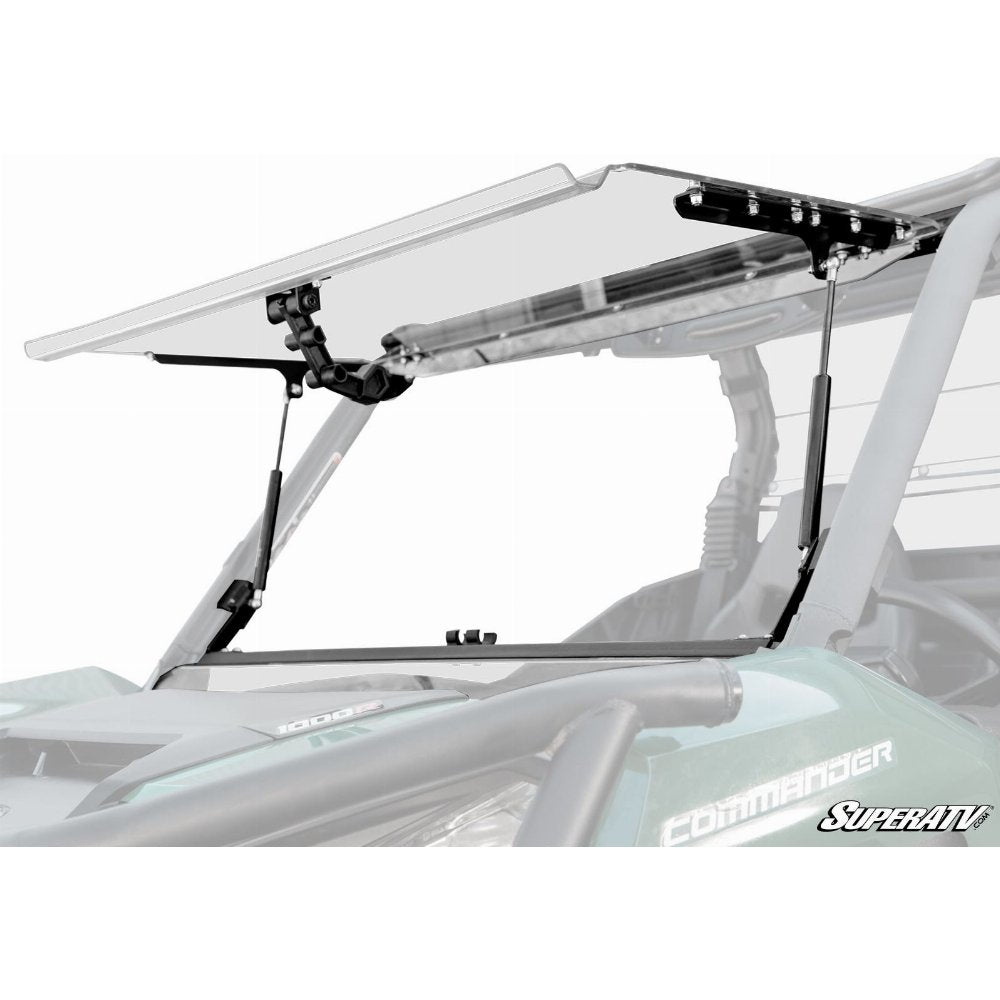 SuperATV Scratch Resistant Polycarbonate Flip-Up Front Windshield