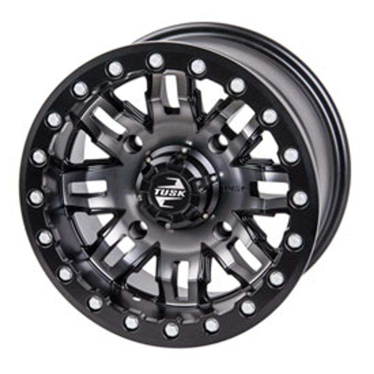 Tusk Teton Beadlock Wheel (Gun Metal/Black)