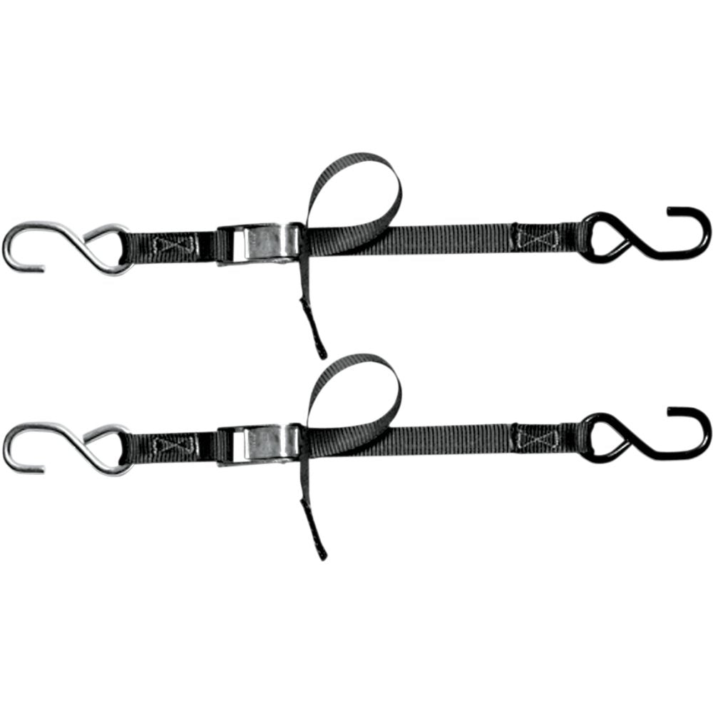 Steadymate Cinchtite 1 Cam Buckle Tie-Downs w/ S-Hooks by Kinedyne