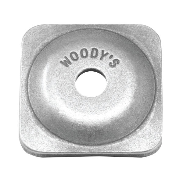Woody's Aluminum Square Grand Digger Snowmobile Support Plates, 5/16" - Packs