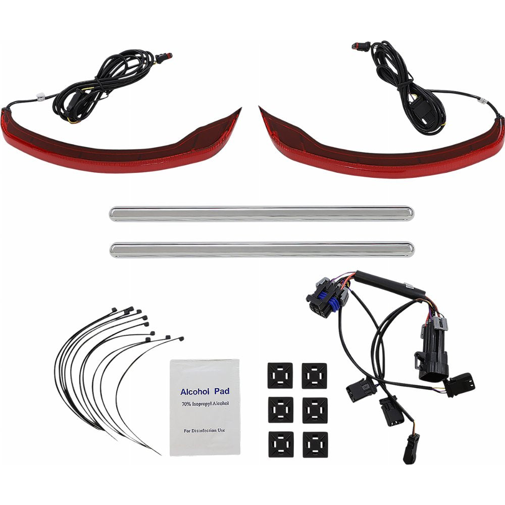 Custom Dynamics Dual Intensity Low-Profile Saddlebag Lights for Indian