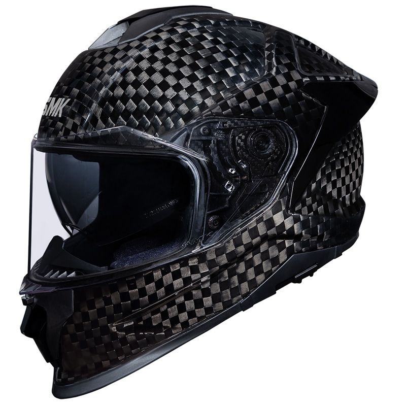 SMK Titan Carbon Solid Full Face Helmet