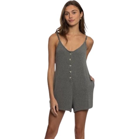 TEAMLTD Women's Button Up Romper (Closeout)