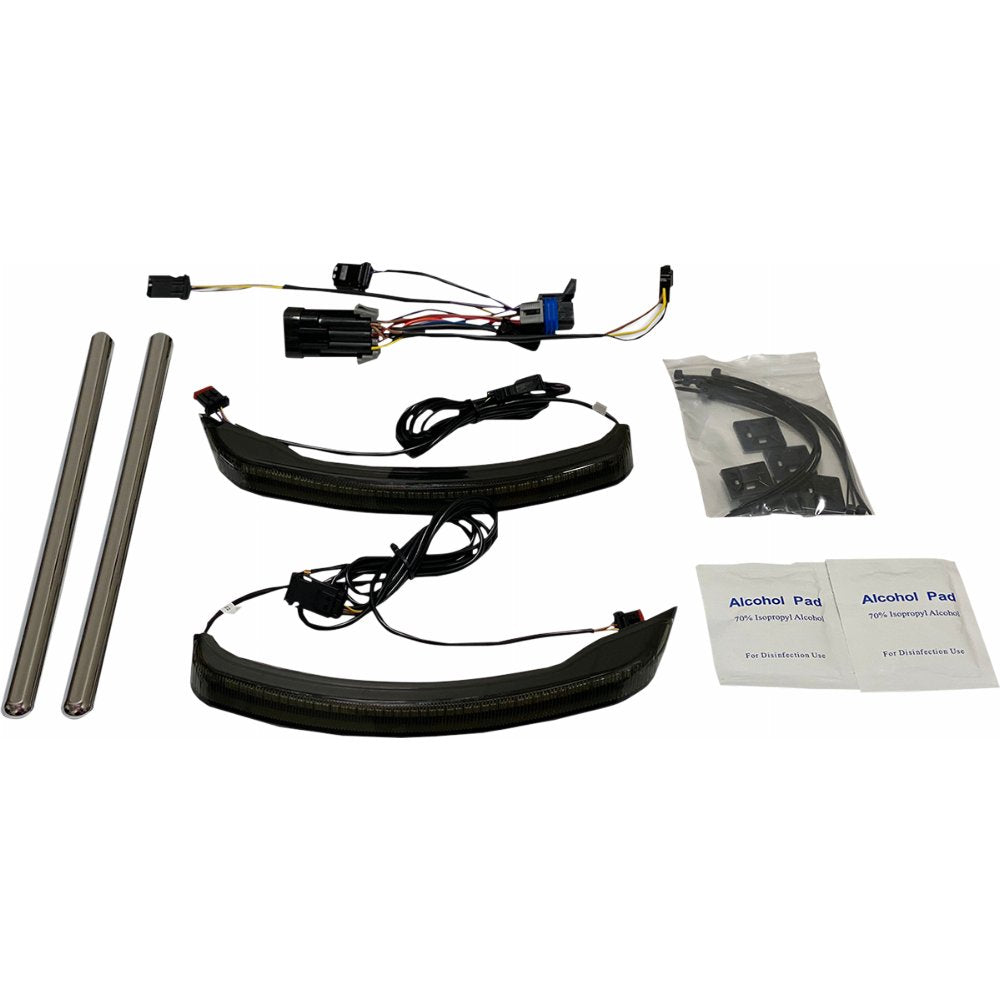 Custom Dynamics Dual Intensity Low-Profile Saddlebag Lights for Indian