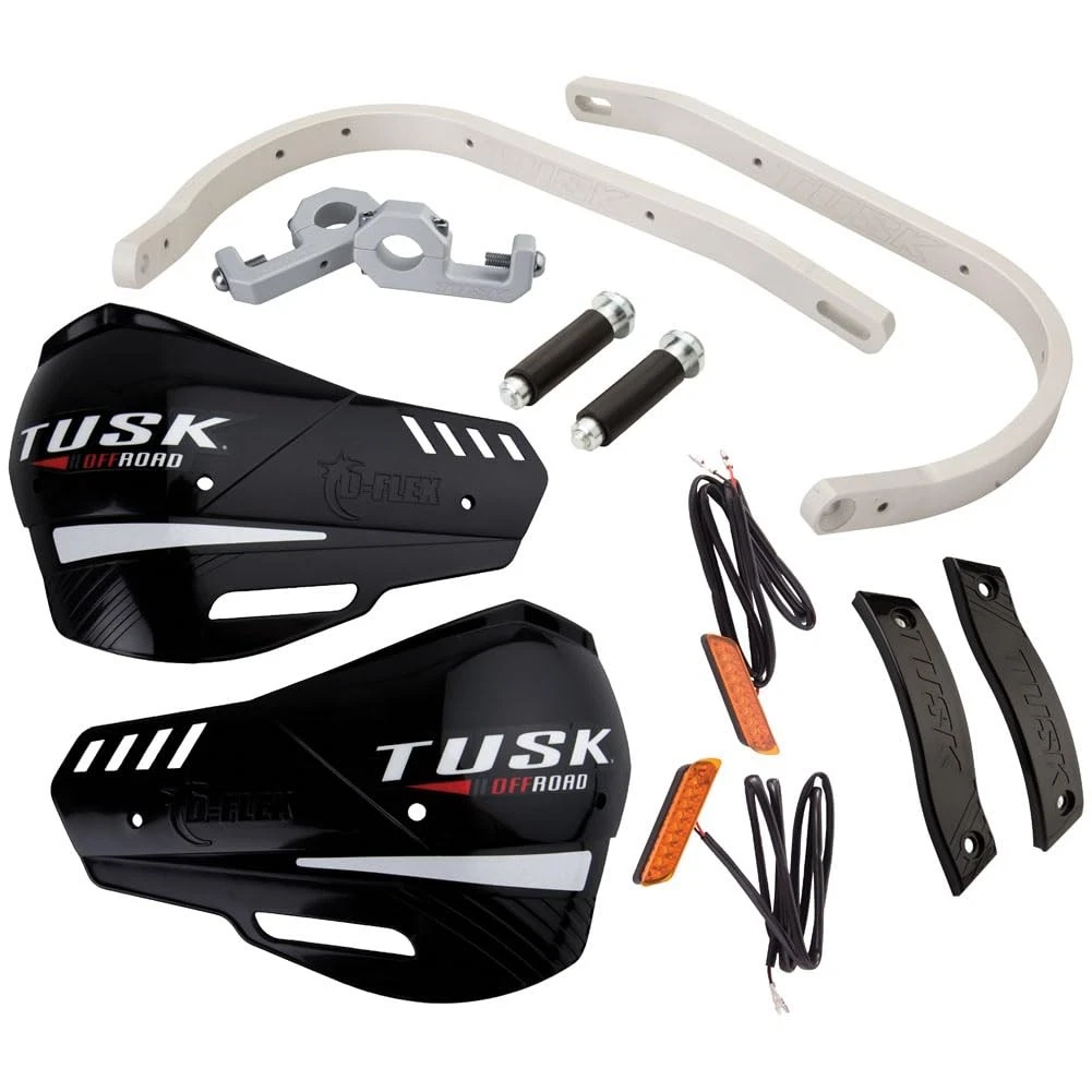 Tusk D-Flex Pro dirt Bike Handguards w/ Turn Signals