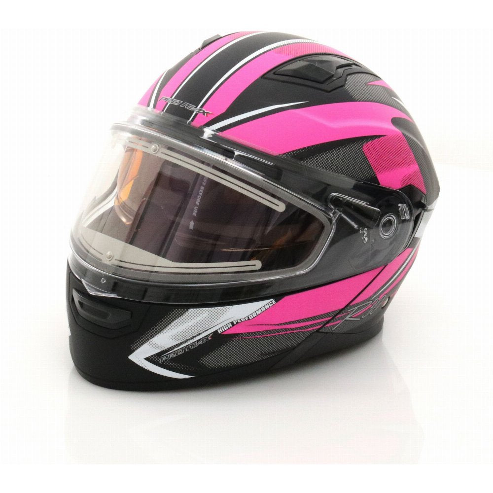 Pro Max R30 Modular Snowmobile Helmet with Electric Lens