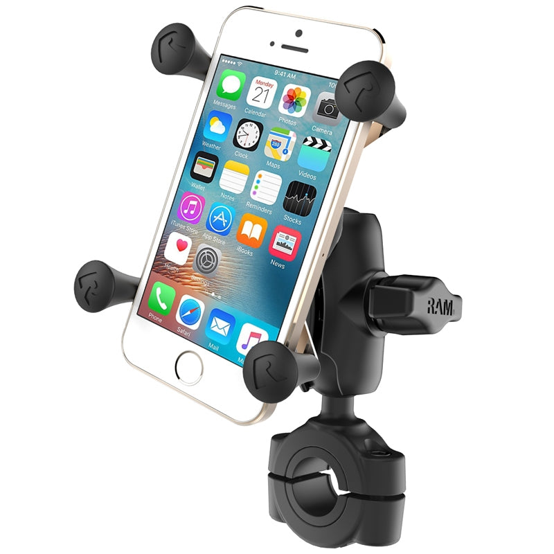 Support de téléphone RAM Mounts X-Grip avec base de guidon Torque