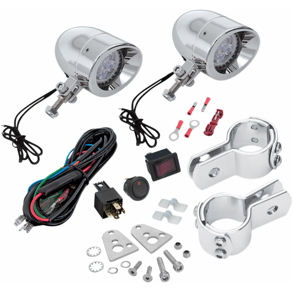 Show Chrome Highway Bar Mini Light Kit