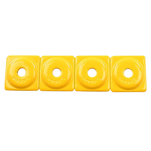 Plaques de support carrées colorées pour motoneige Woody's Digger - Packs