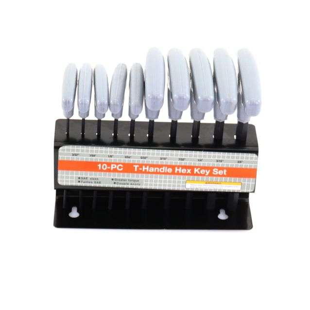 Wolftech 10 Piece T-Handle Hex Key Set