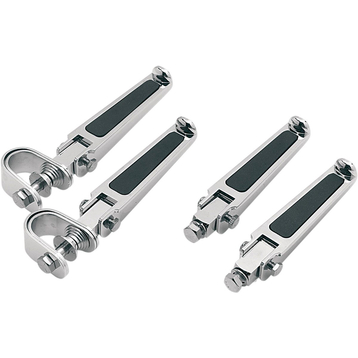 Repose-pieds boulonnés Drag Specialties avec insert en caoutchouc