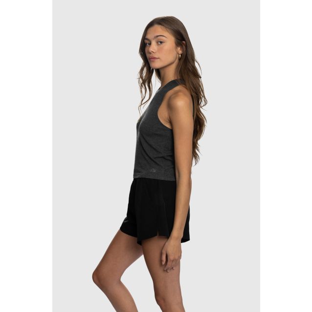 TEAMLTD Women's Ribbed Crop Tank (Closeout)