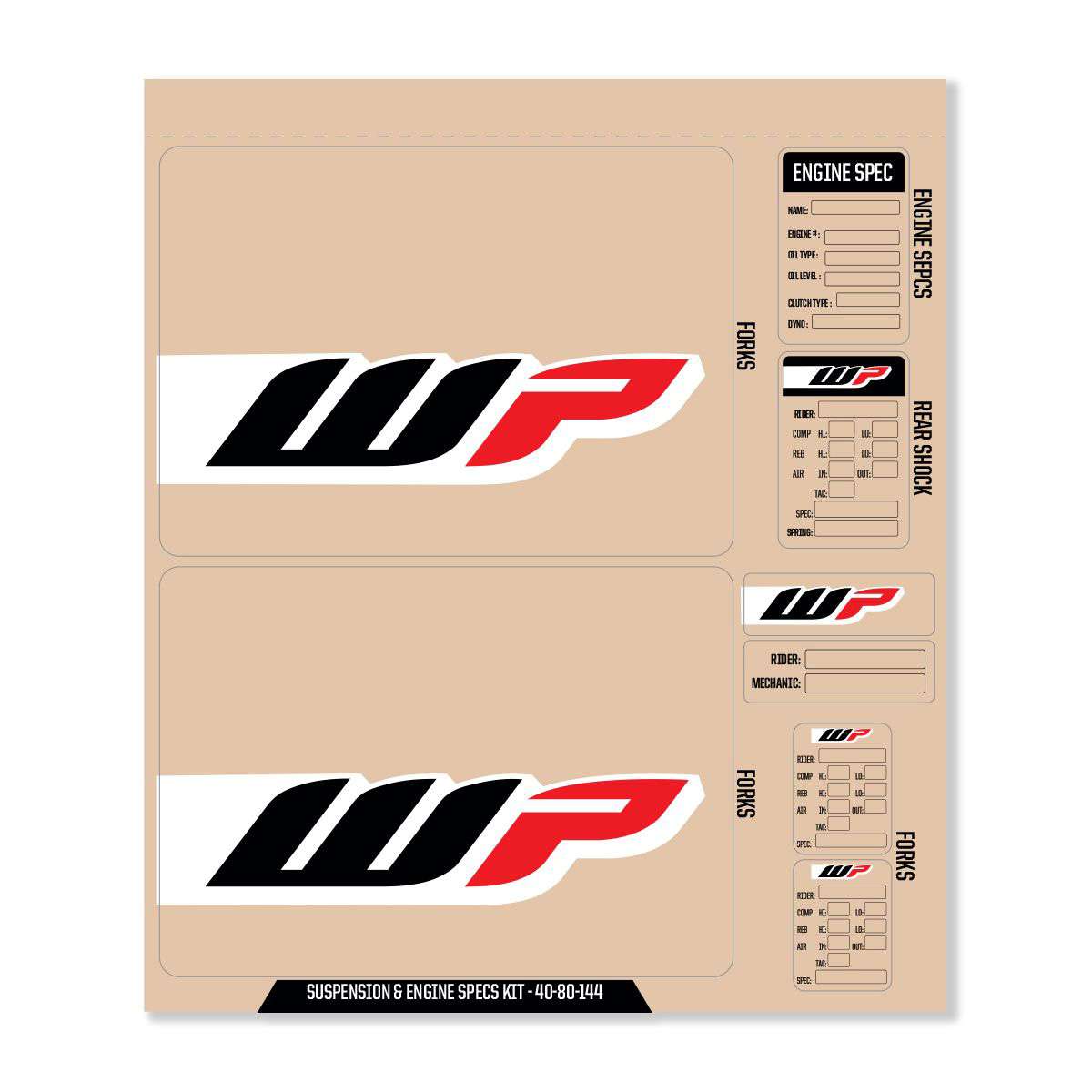 Kit de décalcomanies WP D'COR Visuals