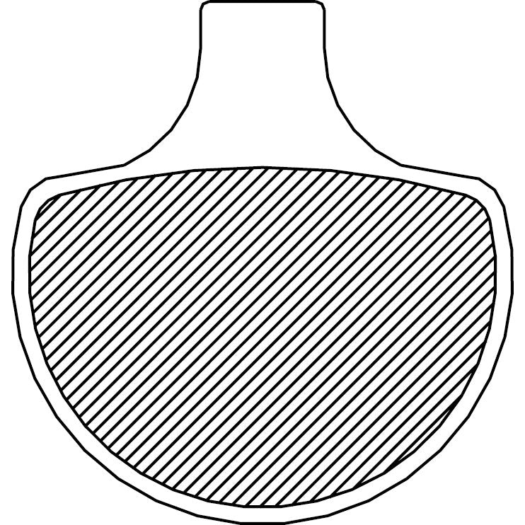 Plaquettes de frein organiques Drag Specialties pour moto Harley Davidson