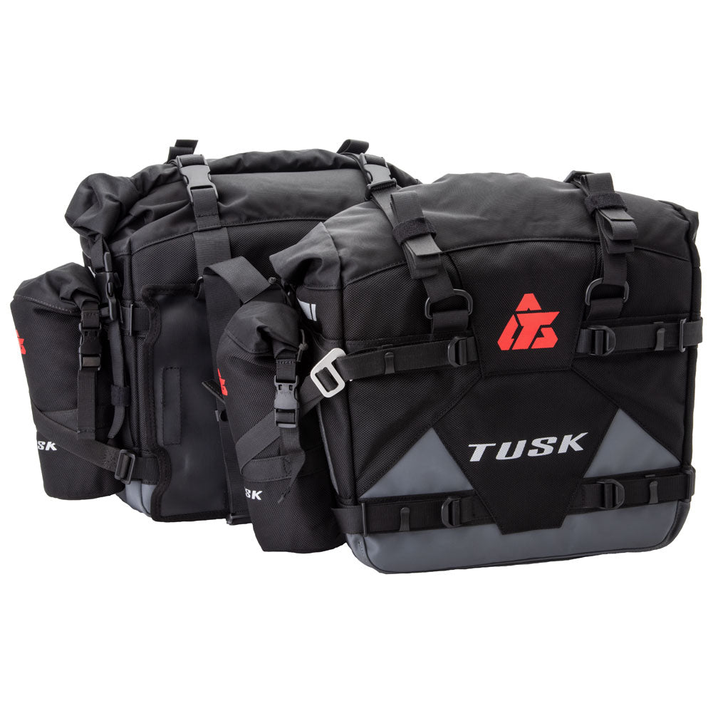 Tusk Pilot Pannier Bags w/ Bottle Holders