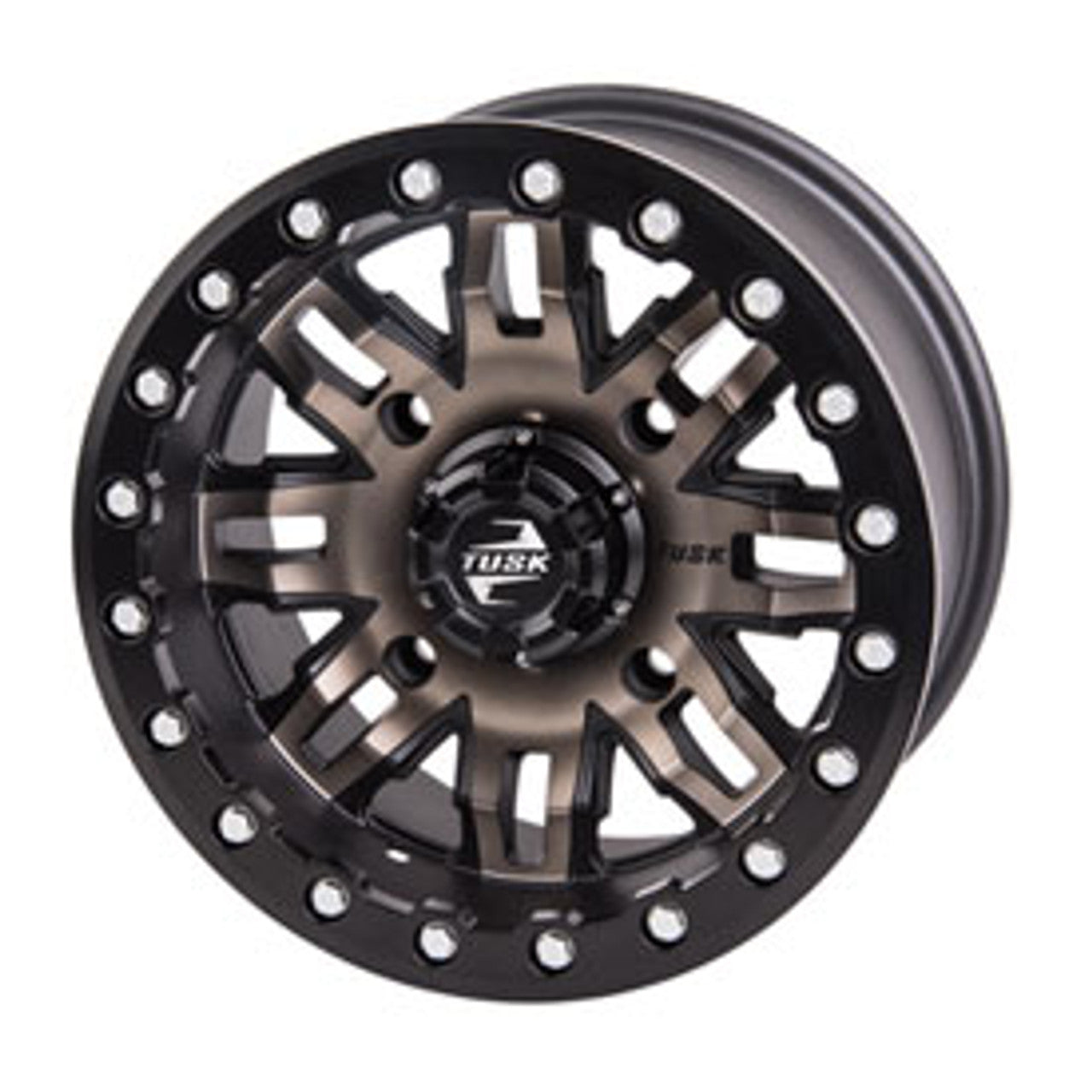 Roue Beadlock Tusk Teton (fumée/noire)