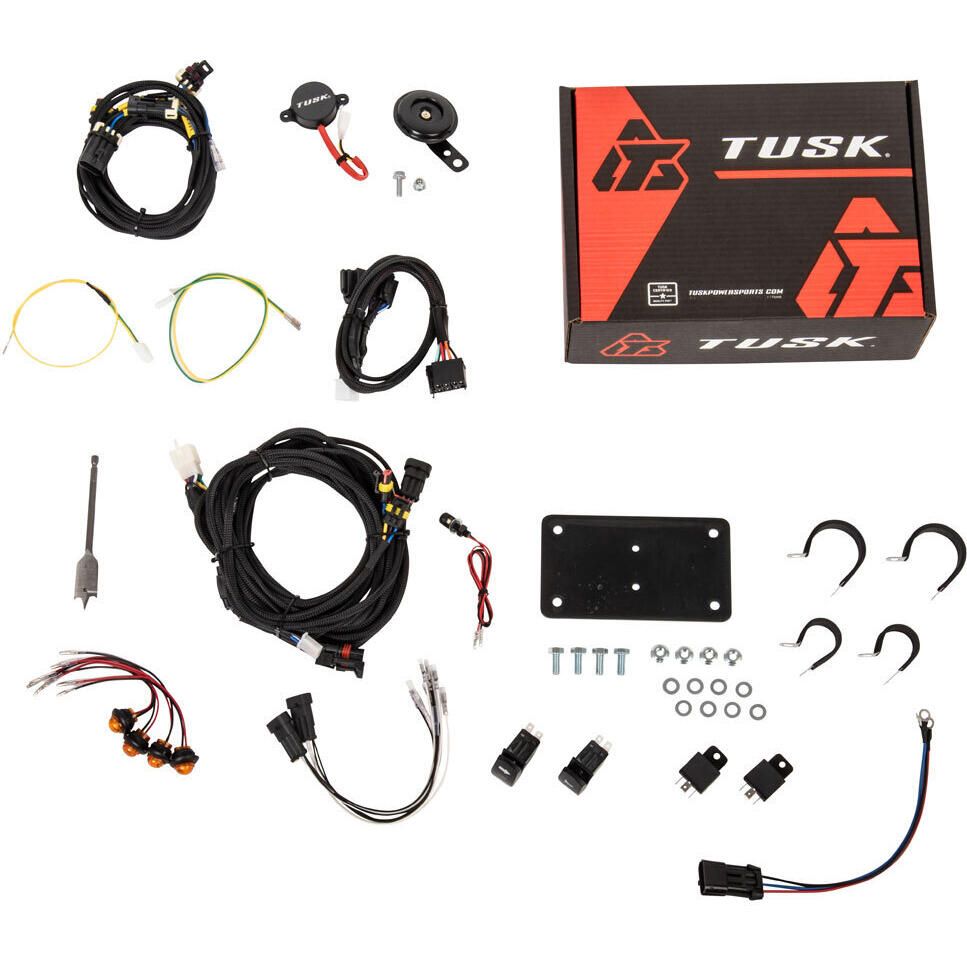 Tusk Plug &amp; Play Signal &amp; Horn Kit w/ Button Lights