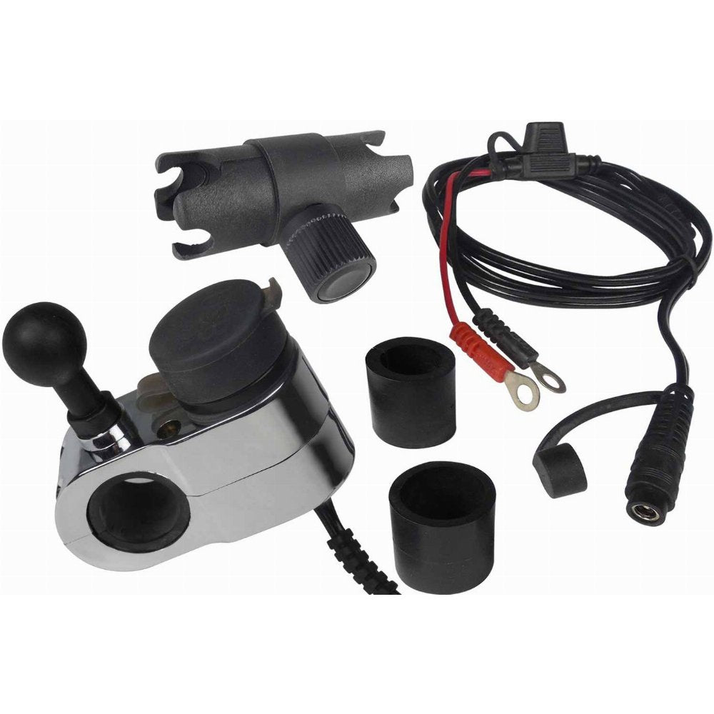 Gears Dual USB Port Chargers w/ 1" Ball Mount