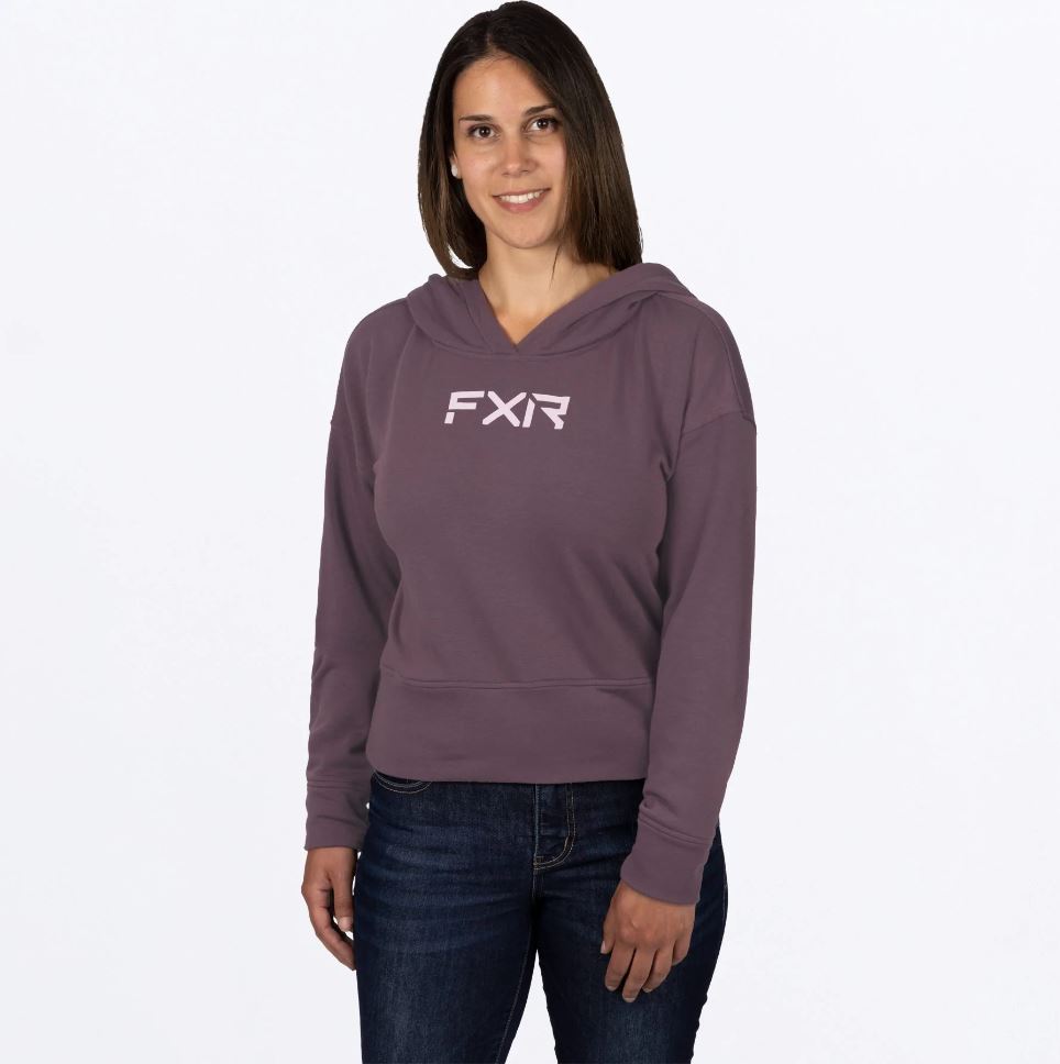 Sweat à capuche court Balance FXR pour femme