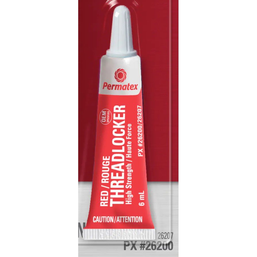Permatex Permanent Strength Threadlocker (Red)