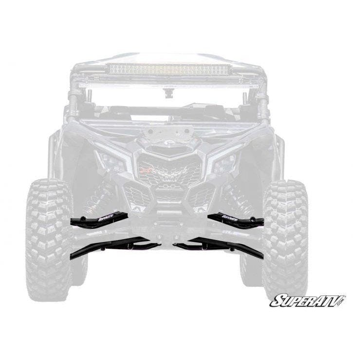 Bras avant tubulaires à garde au sol élevée pour SuperATV Can-Am Maverick X3