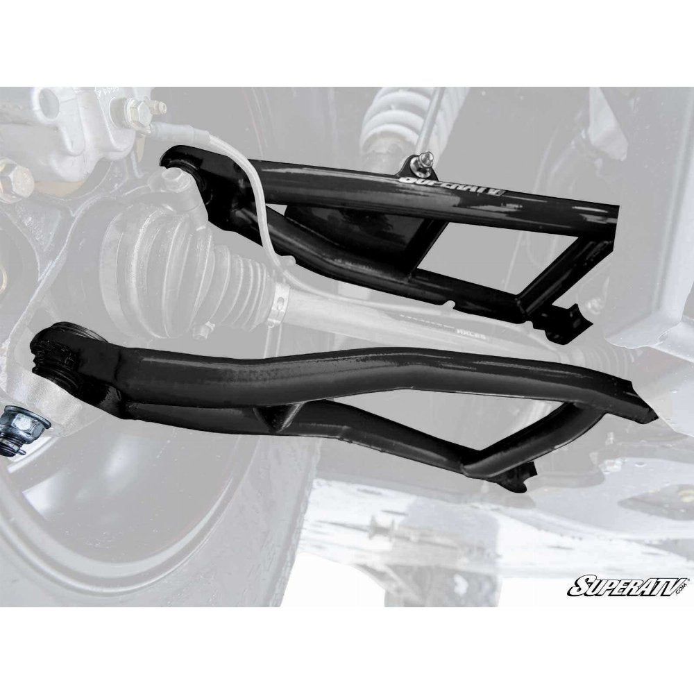 Bras triangulaires tubulaires décalés vers l'avant pour SuperATV Polaris Ranger XP 1000 de 2 pouces