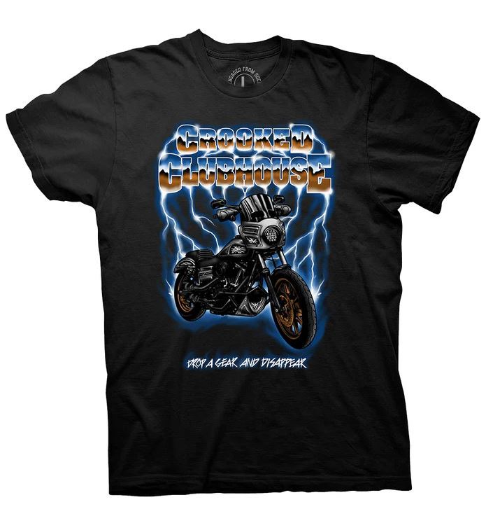 T-shirt Drop A Gear de Crooked Clubhouse (liquidation)