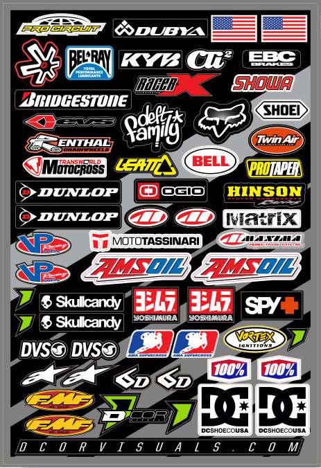 D&#39;COR Visuals Logo Decal Sheet