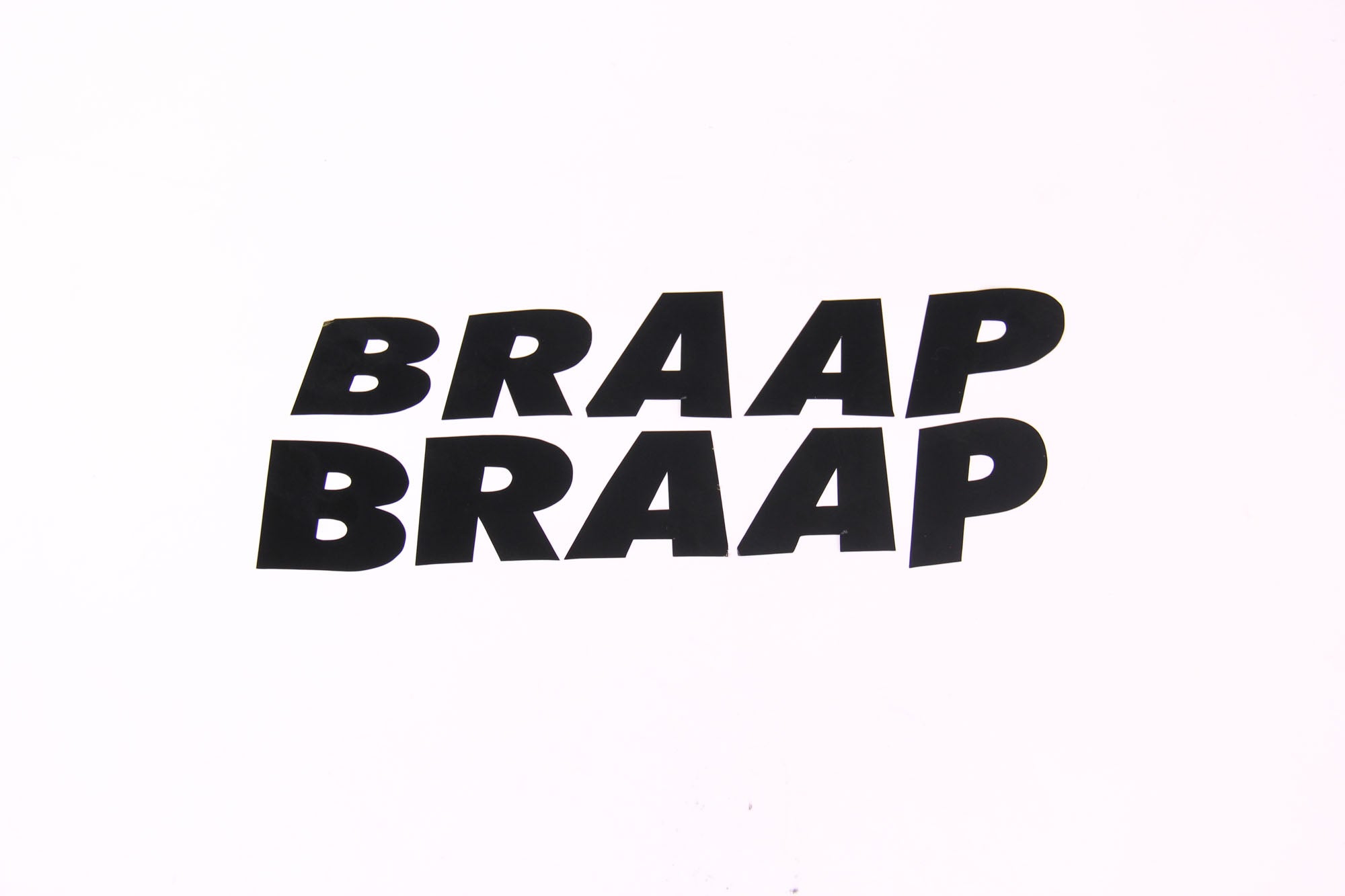 Royal Distributing Sticker Braap Braap