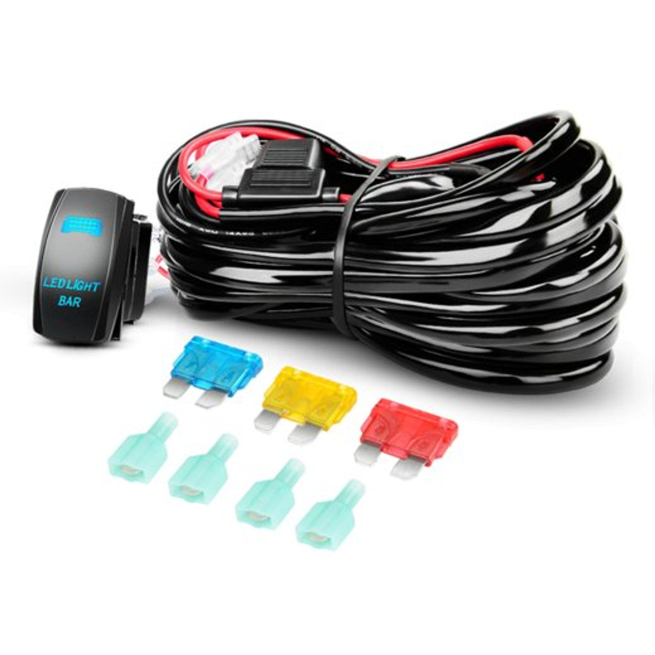 Wolftech LED Light Wiring Harness Kit with Switch