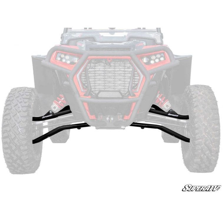Bras triangulaires tubulaires avant à garde au sol élevée pour SuperATV Polaris RZR XP Turbo S