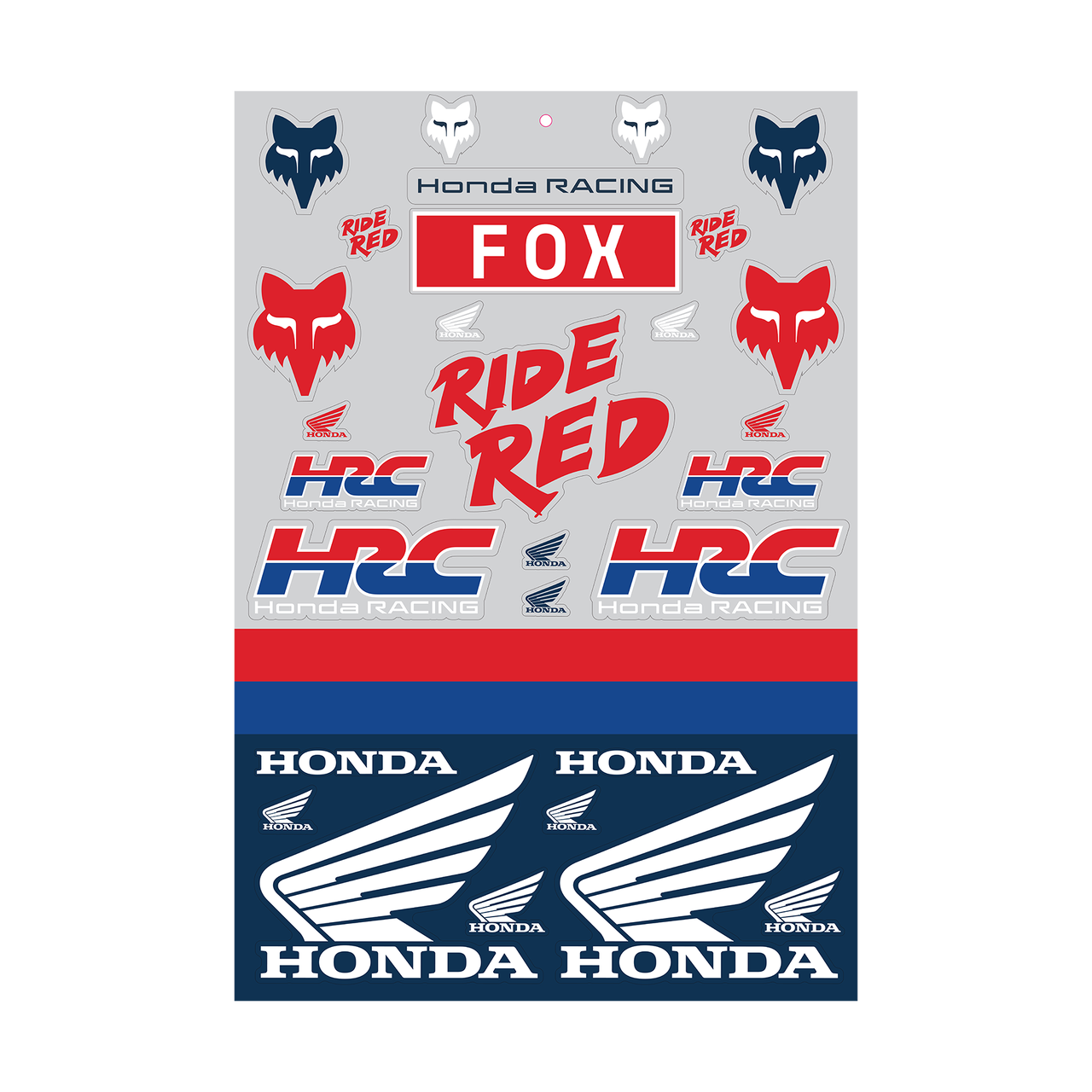 Fox Racing Honda Track Sticker Pack