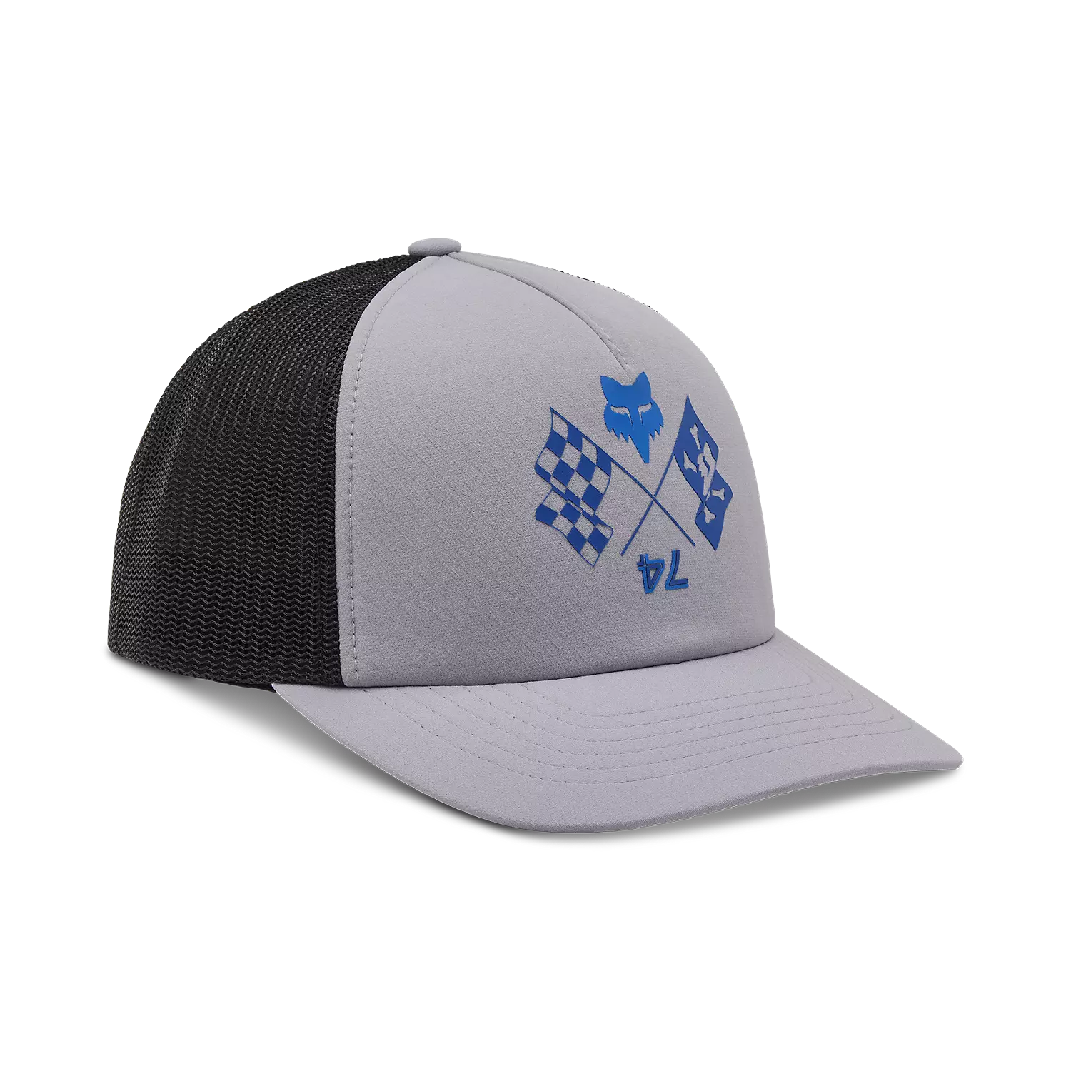 Casquette Fox Racing Race Spec Trucker pour femme, gris clair, taille unique