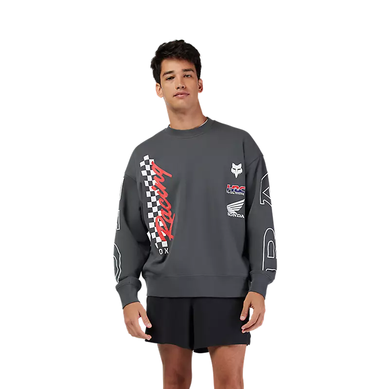 Sweat-shirt ras du cou surdimensionné Fox Racing Honda