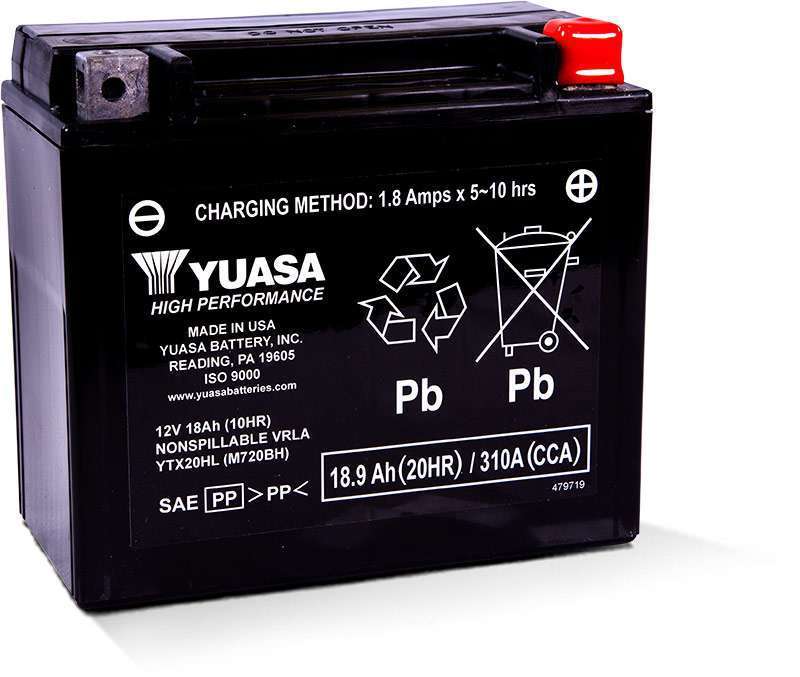 Yuasa Factory Activated High Performance Maintenance Free Battery