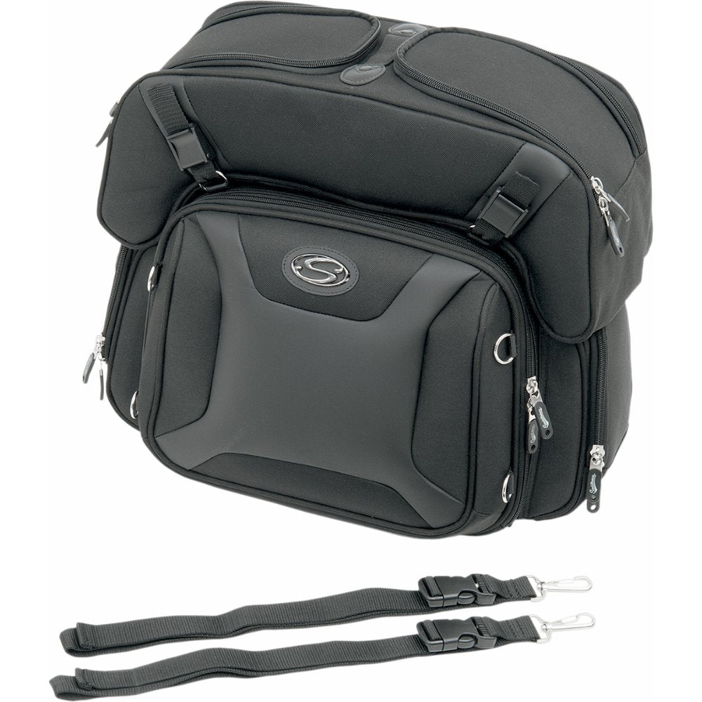 Saddlemen FTB2500/FTB3600 Sport Motorcycle Sissy Bar &amp; Combo Bag
