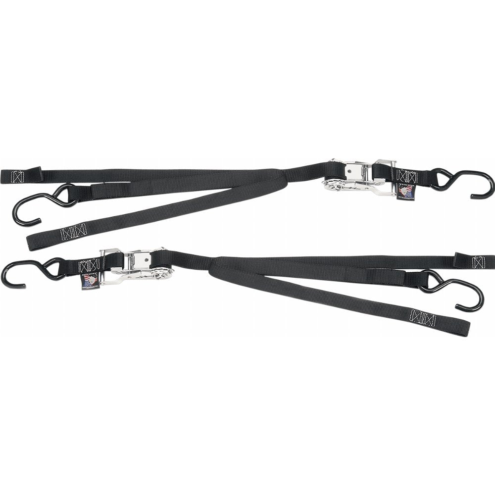 Sangles d'arrimage souples à cliquet Powertye 1" avec crochets en S