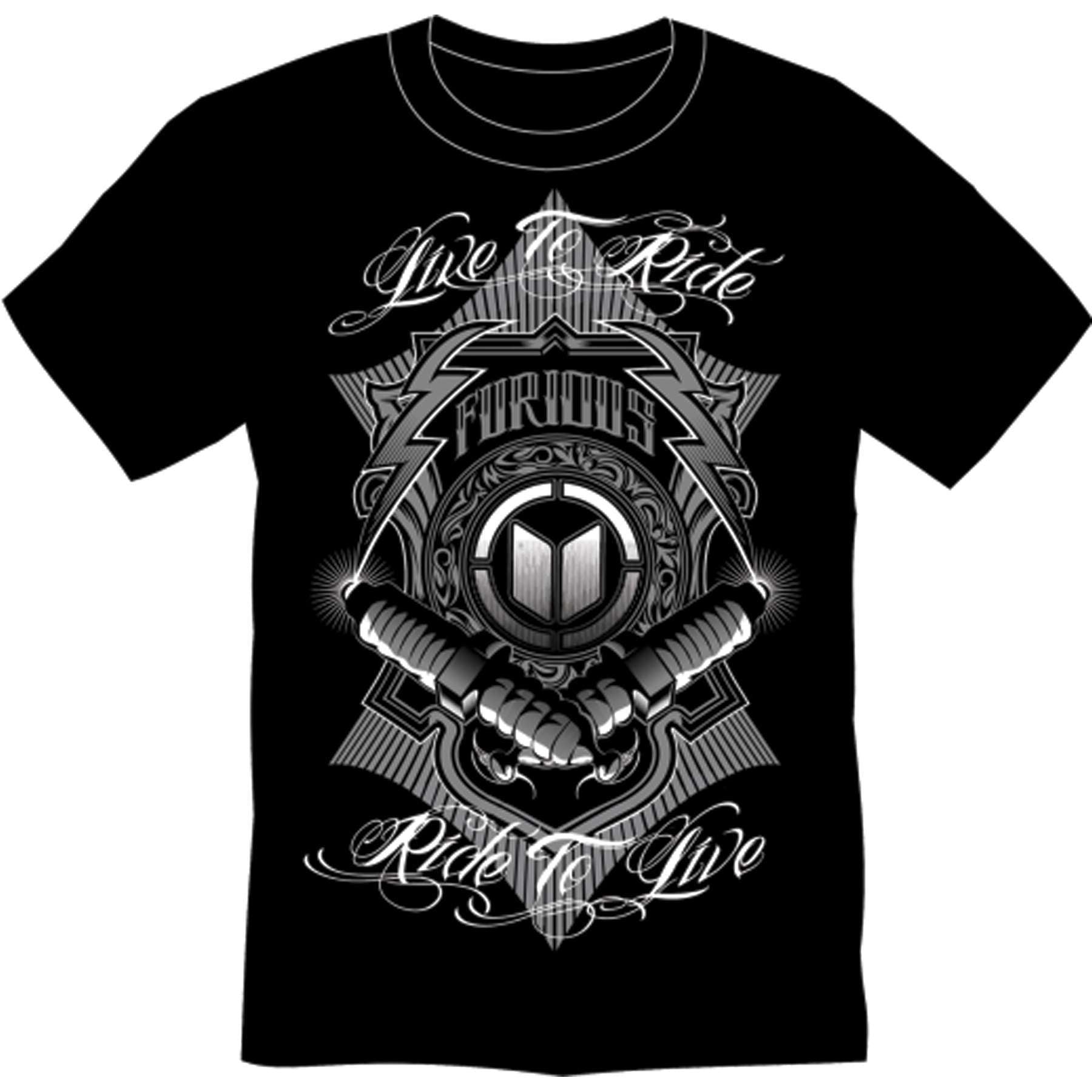 Furious Live To Ride T-Shirt