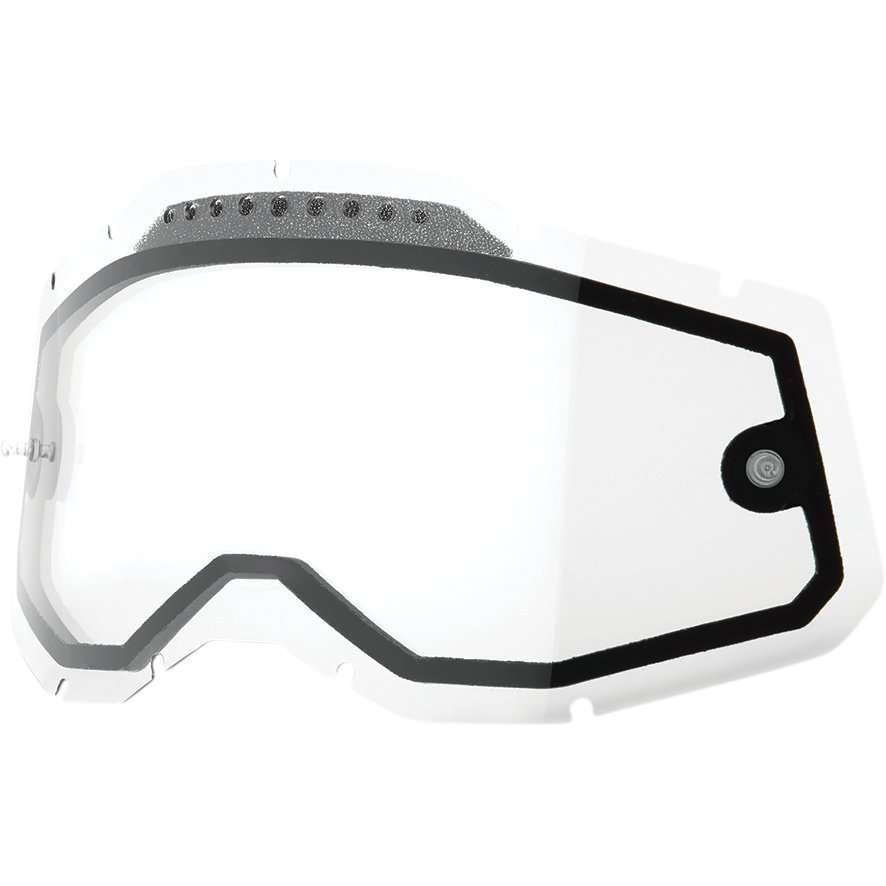 100% Dual Pane Lens for Racecraft 2.0/Accuri 2.0/Strata 2.0 MX Goggle