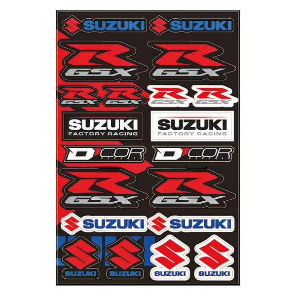 Feuille d'autocollants Suzuki Street de D'COR Visuals