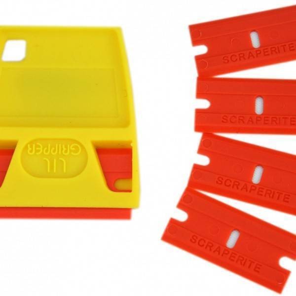 Hardline Scraperite Plastic Razorblades
