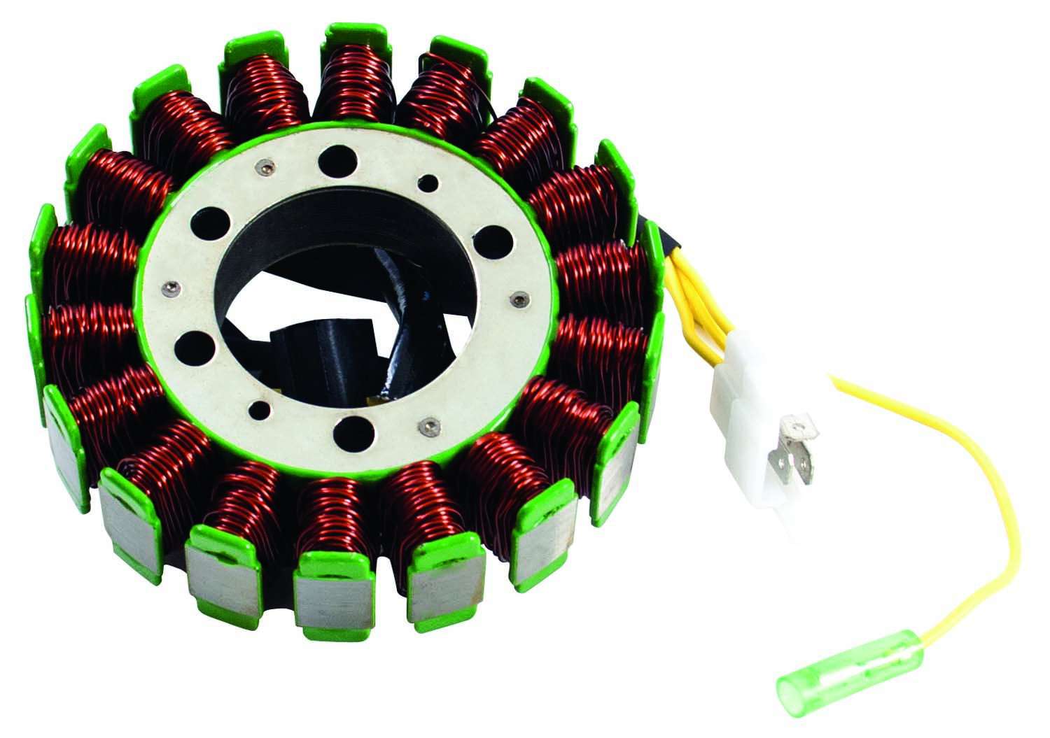 MOGO Parts Stator/Magneto, 18-Coil (3+1 Wire), 3-Slot Female Connector