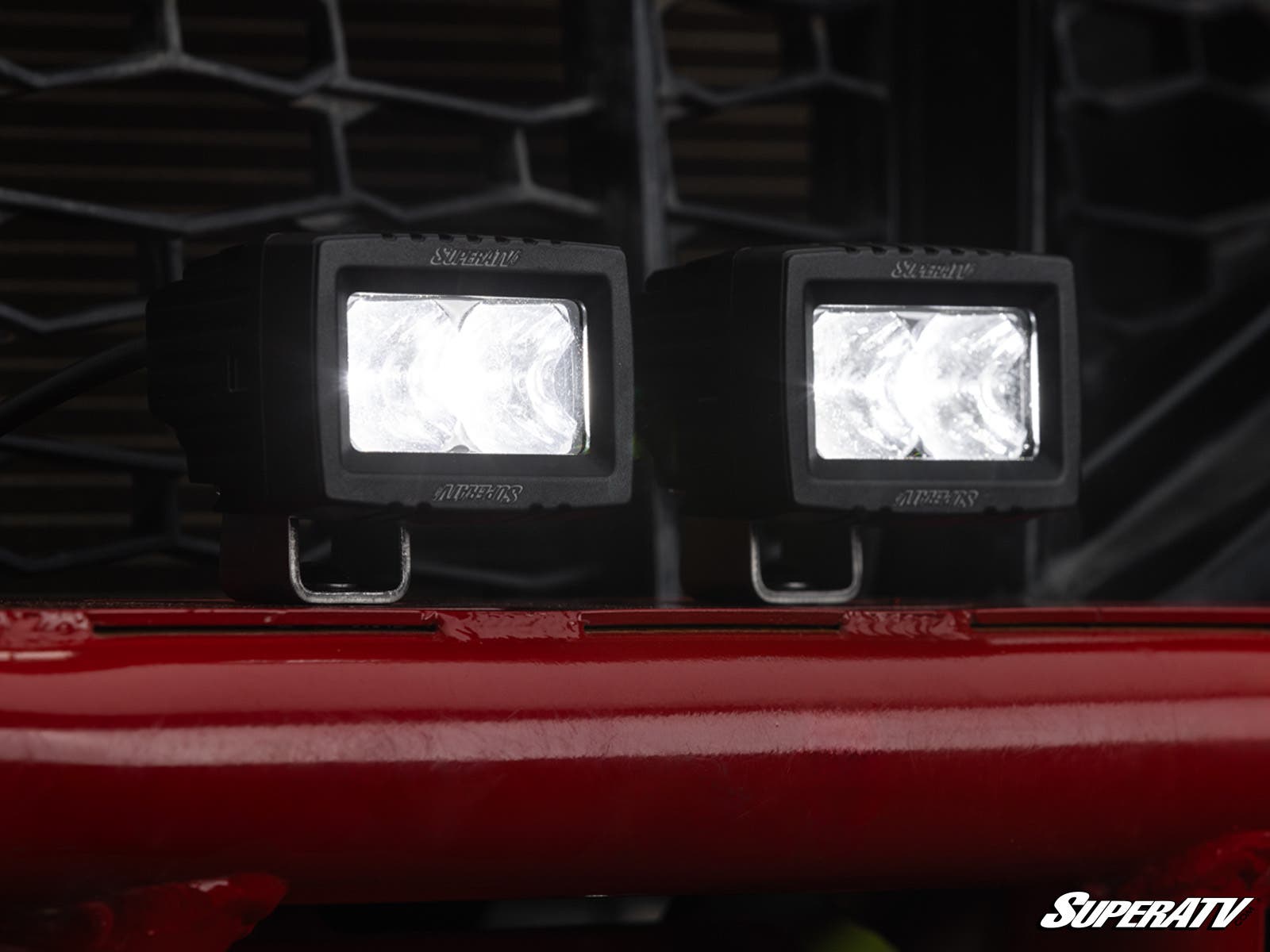SuperATV 3" x 1.5" Single Row LED Cube Lights