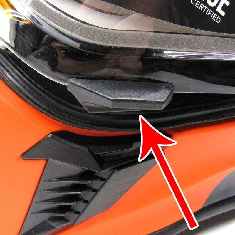 Serrure et vis 509 pour casque de neige Delta R3