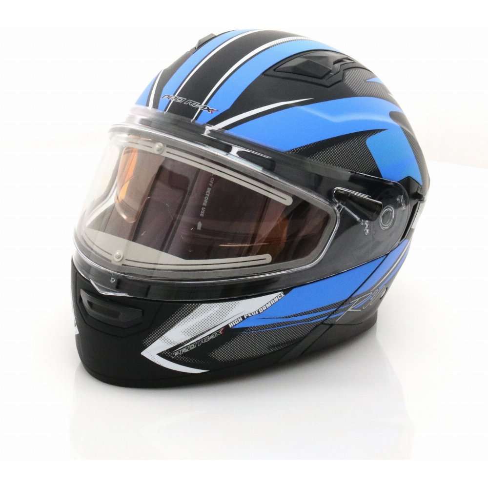 Casque de motoneige modulaire Pro Max R30 avec lentille électrique