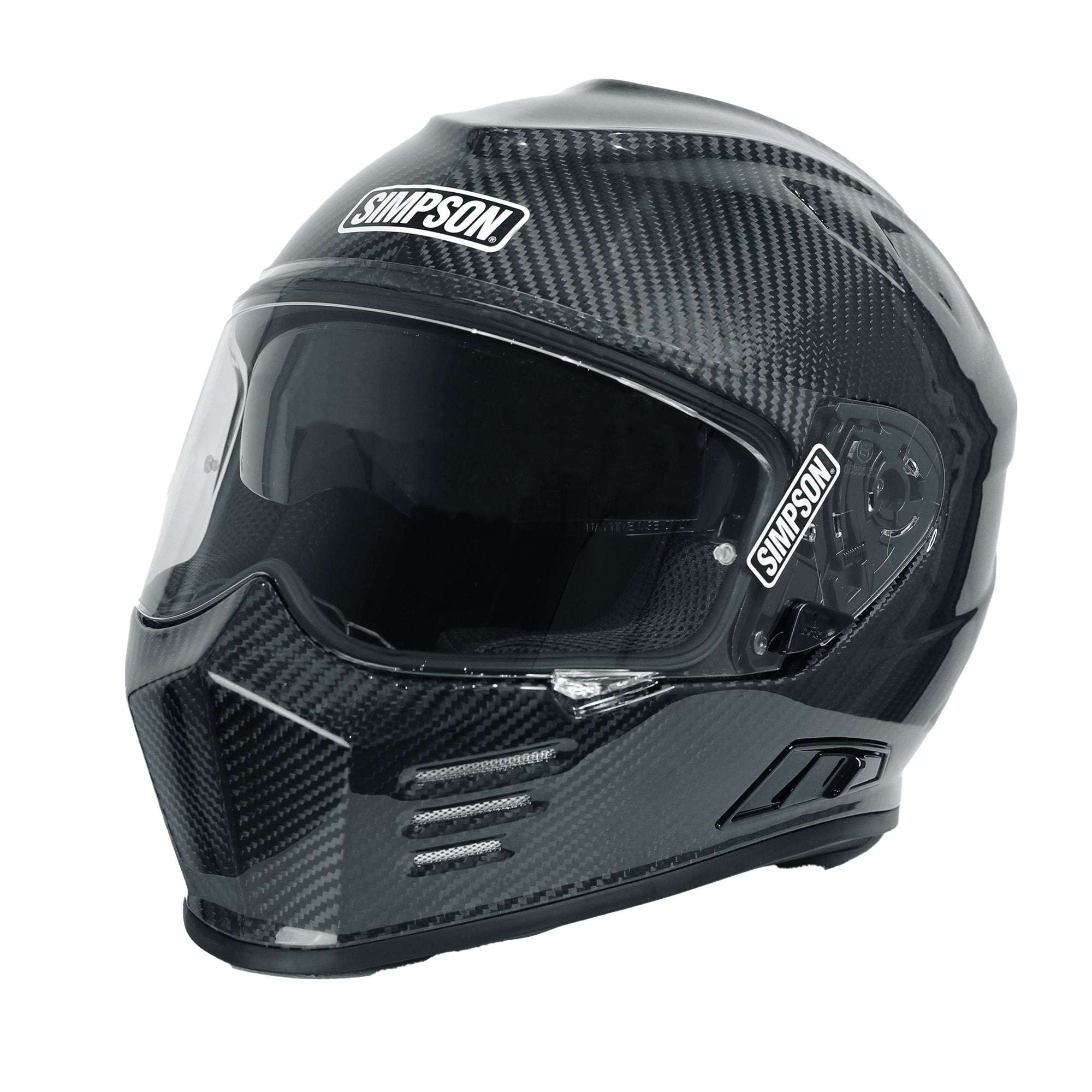 Simpson Ghost Bandid Carbon Motorcycle Helmet