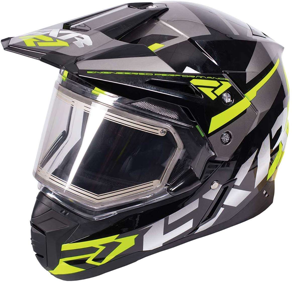 FXR Team Helmet with Electric Snow Shield