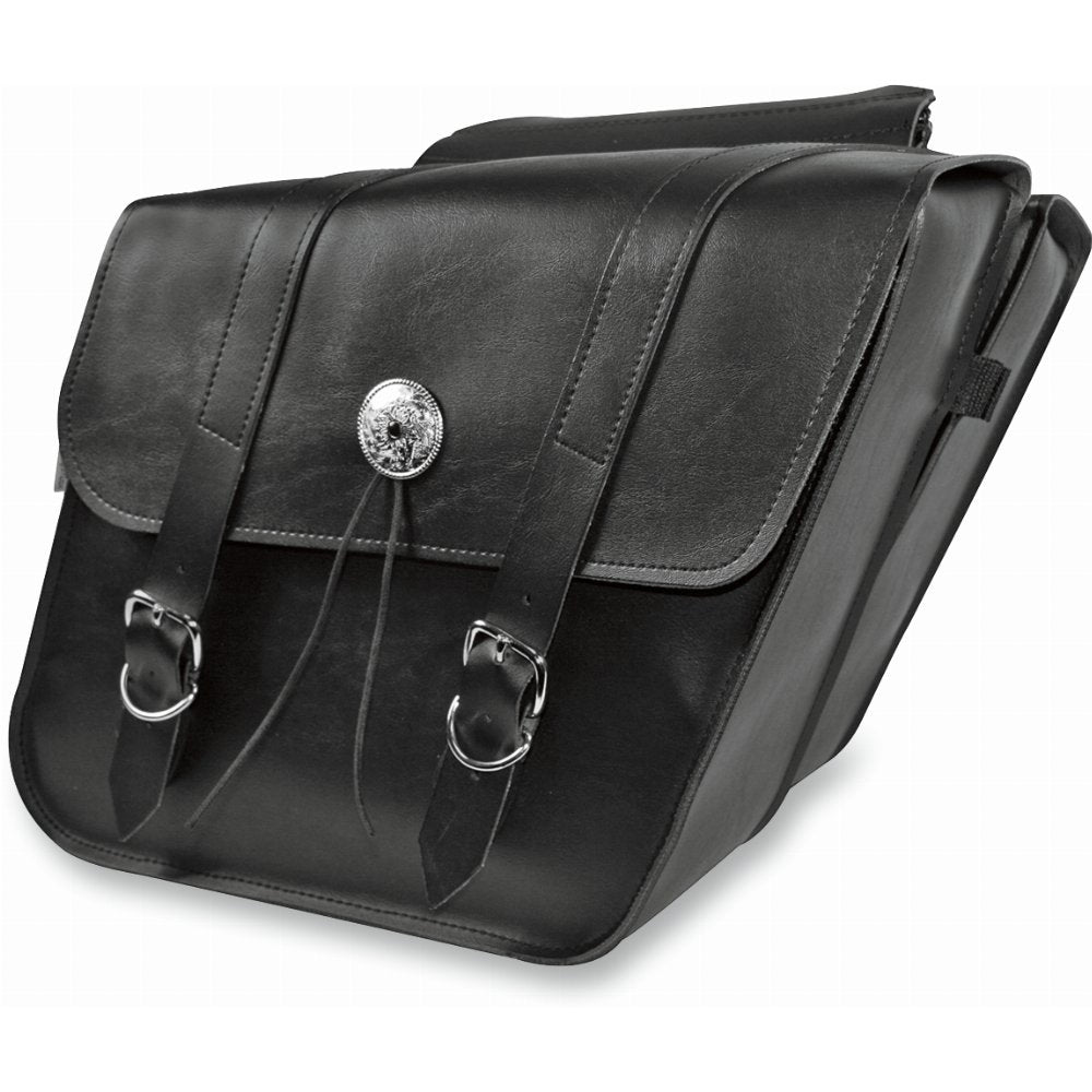 Willie &amp; Max Deluxe Slant Motorcycle Saddlebags