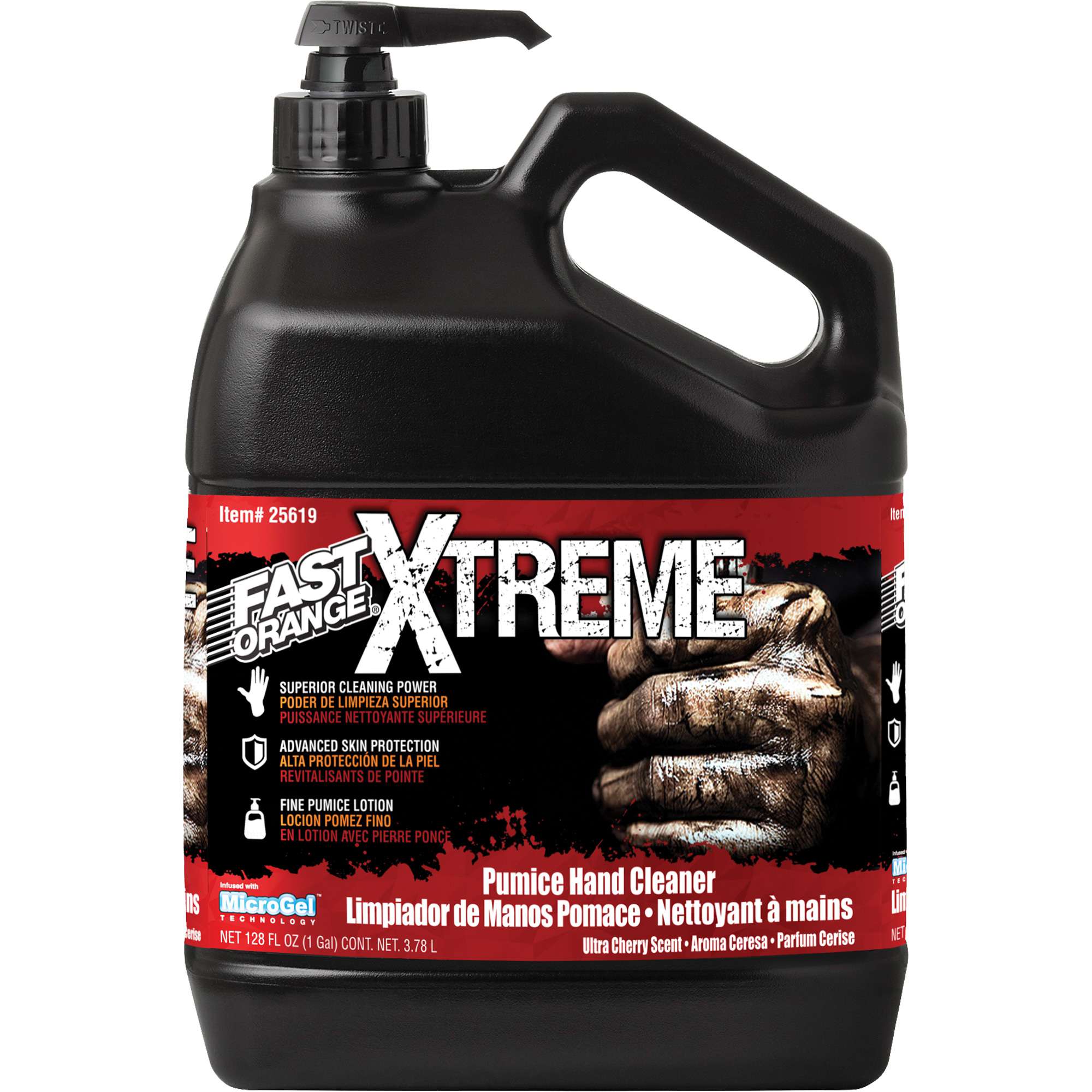 Permatex Fast Orange Xtreme Professional Grade Hand Cleaner, 3.78L